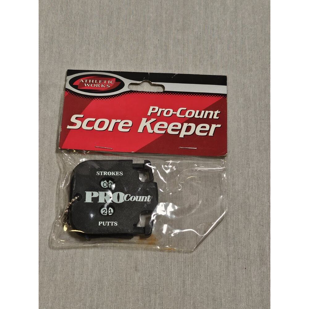 Pro Count - Golf Score Keeper Keychain - Strokes And Putt Counter